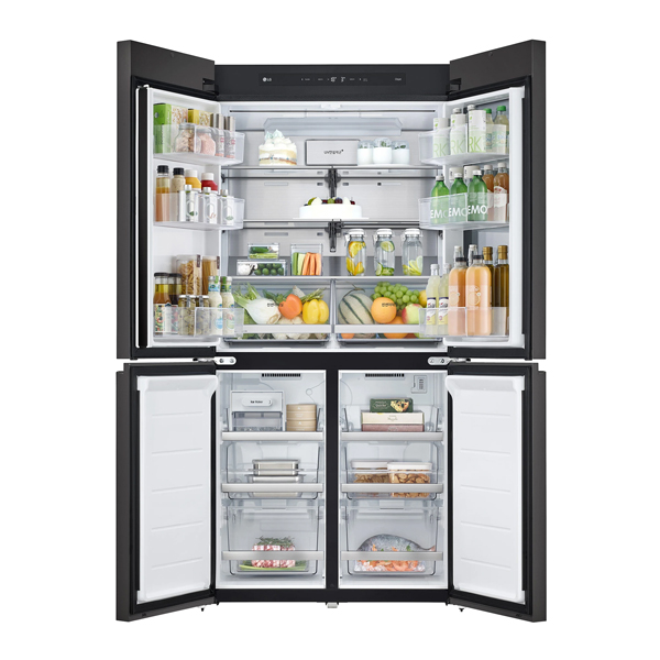[LG] 디오스 노크온 오브제컬렉션 양문형냉장고 그린실버 613L