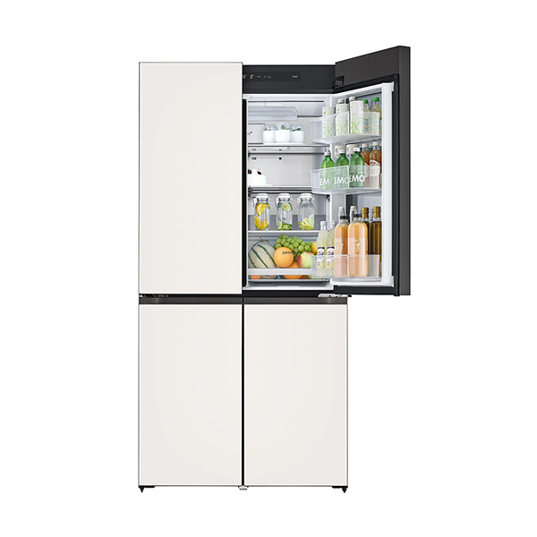 [LG] 디오스 노크온 오브제컬렉션 양문형냉장고 베이지베이지 613L